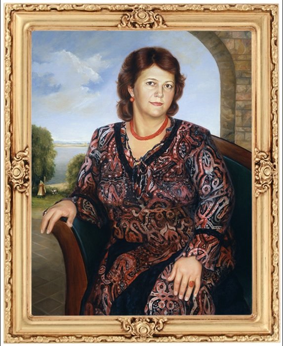 Нікас Сафронов пише портрет черкаського губернатора Тулуба (фото) - фото 1